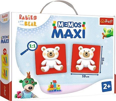Gra strategiczna Trefl Memos Maxi Bobaski i Miś (02332) Gra strategiczna Trefl Memos Maxi Bobaski i Miś (02332)