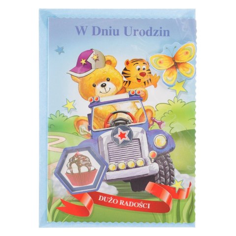 Kartka składana Top Graphic urodziny dzieci B6 (5907786924771) Kartka składana Top Graphic urodziny dzieci B6 (5907786924771)