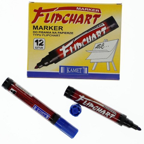 Marker do papieru Kamet niebieski 0,2mm okrągła końcówka (K-2102) Marker do papieru Kamet niebieski 0,2mm okrągła końcówka (K-2102)