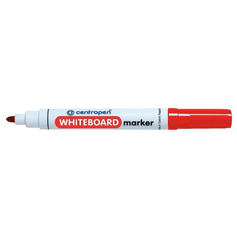 Marker suchościeralny czerwony 2,5mm okrągła końcówka Centropen Marker suchościeralny czerwony 2,5mm okrągła końcówka Centropen