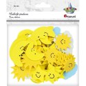 Naklejka (nalepka) Titanum Craft-Fun Series piankowa słońca, księżyce, gwiazdki, chmurki