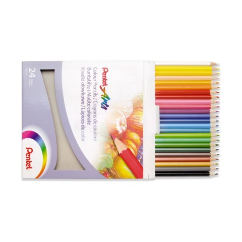 Zestaw pastele Pentel PTS15/BN15 pastele + długopis żelowy Zestaw pastele Pentel PTS15/BN15 pastele + długopis żelowy