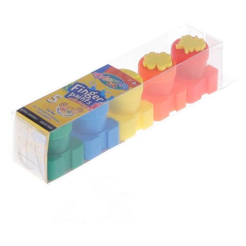 Farba do malowania palcami Colorino Kids 20ml 5 kolor. Farba do malowania palcami Colorino Kids 20ml 5 kolor.