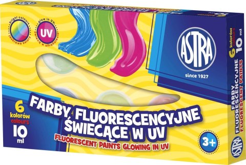 Farby plakatowe Astra fluorescencyjne kolor: mix 10ml 6 kolor. Farby plakatowe Astra fluorescencyjne kolor: mix 10ml 6 kolor.