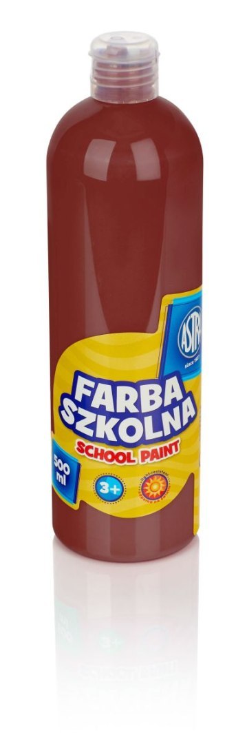 Farby plakatowe Astra kolor: brązowy 500ml 1 kolor. (301109006) Farby plakatowe Astra kolor: brązowy 500ml 1 kolor. (301109006)