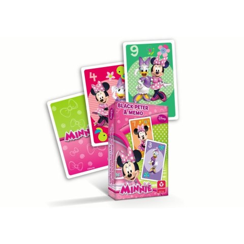 Gra karciana Czarny Piotruś & Memo Cartamundi Myszka Minnie Gra karciana Czarny Piotruś & Memo Cartamundi Myszka Minnie