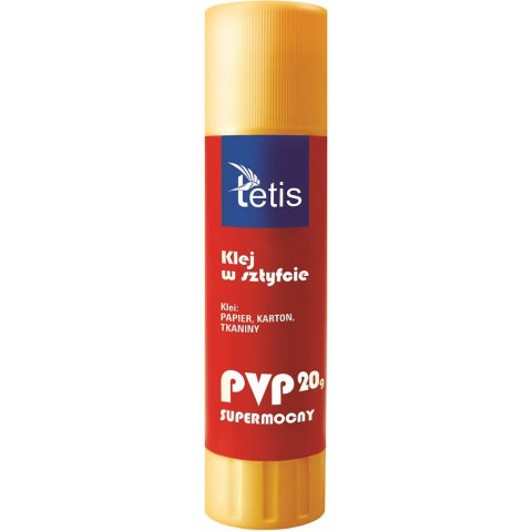 Klej w sztyfcie Tetis PVP 20g (BG100-F) Klej w sztyfcie Tetis PVP 20g (BG100-F)