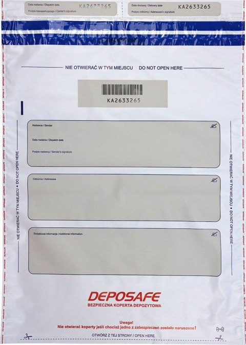 Koperta bezpieczna Ag Koperty Deposafe 360x465 Koperta bezpieczna Ag Koperty Deposafe 360x465
