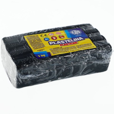 Plastelina Astra 1 kol. CZARNY 1000g Plastelina Astra 1 kol. CZARNY 1000g