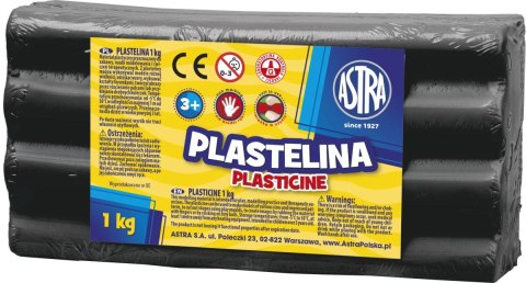 Plastelina Astra 1 kol. CZARNY 1000g Plastelina Astra 1 kol. CZARNY 1000g