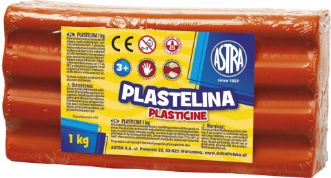 Plastelina 1 kol. czerwona 1000g Astra Plastelina 1 kol. czerwona 1000g Astra