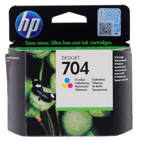 Tusz (cartridge) oryginalny Hp (704) Adwantage 2060 CMY 5,5ml (CN693AE) Tusz (cartridge) oryginalny Hp (704) Adwantage 2060 CMY 5,5ml (CN693AE)