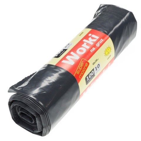 Worki na gruz kolor: czarny 100L 10 szt Worki na gruz kolor: czarny 100L 10 szt