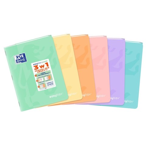 Zeszyt EASYBOOK PASTEL A5 60k. 90g linia Oxford (400161236) Zeszyt EASYBOOK PASTEL A5 60k. 90g linia Oxford (400161236)