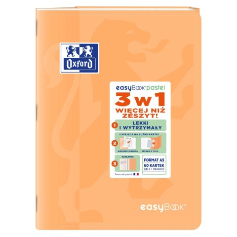 Zeszyt EASYBOOK PASTEL A5 60k. 90g linia Oxford (400161236) Zeszyt EASYBOOK PASTEL A5 60k. 90g linia Oxford (400161236)