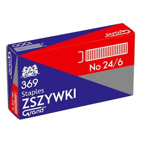 Zszywki 24/6 Grand 1000 szt (110-1388) Zszywki 24/6 Grand 1000 szt (110-1388)