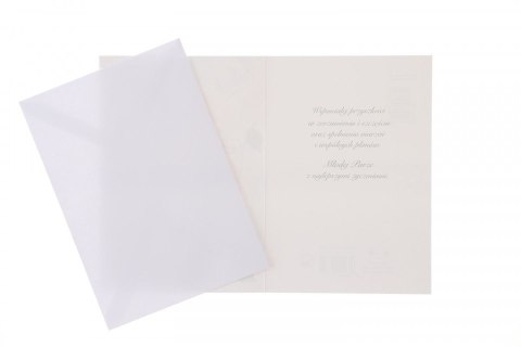 Kartka składana ŚLUB Extra B6 Pol-mak (b6x) Kartka składana ŚLUB Extra B6 Pol-mak (b6x)