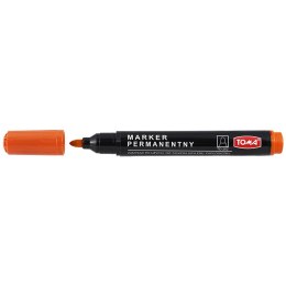 Marker permanentny Toma pomarańczowy okrągła końcówka
