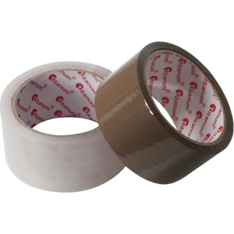 Taśma pakowa 48x50 [mm x yd] brązowa Titanum