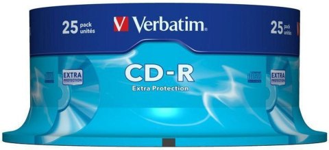 Płyta cd Verbatim CD-R cake 25 700MB x52 Płyta cd Verbatim CD-R cake 25 700MB x52