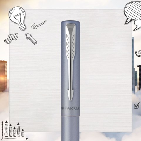 Ekskluzywne pióro tłoczkowe Parker VECTOR XL M silver (2159745) Ekskluzywne pióro tłoczkowe Parker VECTOR XL M silver (2159745)