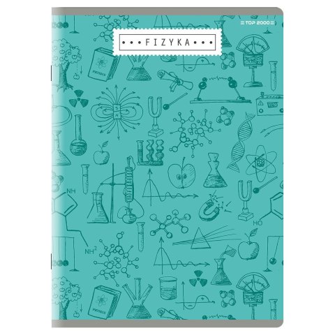 Zeszyt fizyka A5 60k. 80g krata [mm:] 150x210 TOP-2000 (400160589)