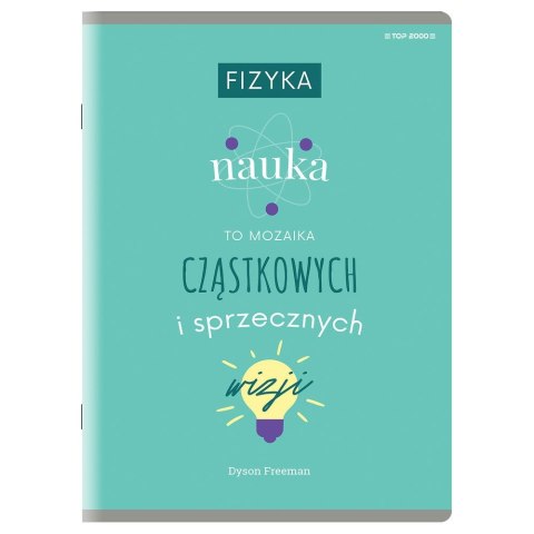 Zeszyt fizyka A5 60k. 80g krata [mm:] 150x210 TOP-2000 (400160589)