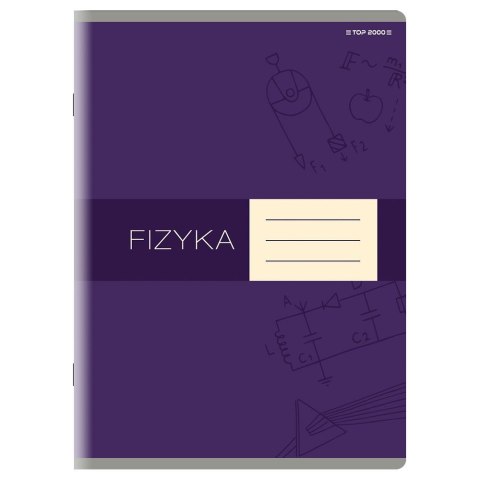 Zeszyt fizyka A5 60k. 80g krata [mm:] 150x210 TOP-2000 (400160589)