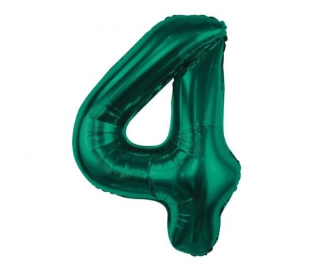 Balon foliowy Godan cyfra 4, zieleń butelkowa, 85 cm (CH-B8B4) Balon foliowy Godan cyfra 4, zieleń butelkowa, 85 cm (CH-B8B4)