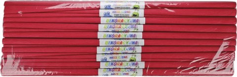 Bibuła marszczona Fun&Joy 08 czerwona ciemna 500mm x 2000mm Bibuła marszczona Fun&Joy 08 czerwona ciemna 500mm x 2000mm