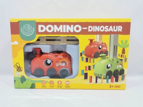 Samochód Lean dinozaur domino czerwone (18696) Samochód Lean dinozaur domino czerwone (18696)