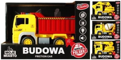Ciężarówka Mega Creative budowlana mix światło i dźwięk (522134) Ciężarówka Mega Creative budowlana mix światło i dźwięk (522134)