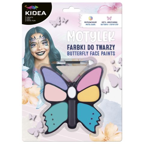 Farby do twarzy Kidea motylek (FDTM8KKA) Farby do twarzy Kidea motylek (FDTM8KKA)
