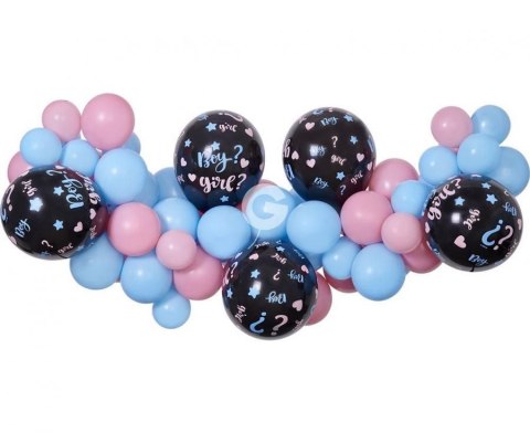 Girlanda Godan balonowa He or She, 65 szt. (031362) Girlanda Godan balonowa He or She, 65 szt. (031362)