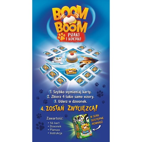 Gra planszowa Trefl Boom Boom Psiaki i Kociaki (01993) Gra planszowa Trefl Boom Boom Psiaki i Kociaki (01993)