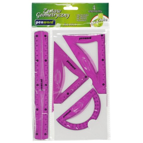 Komplet geometryczny 4 el. 20cm. 4 el. Sdm (8815)