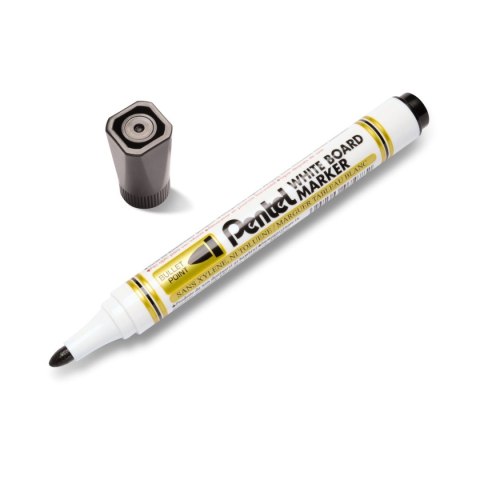 Marker suchościeralny Pentel czarny 1,9mm okrągła końcówka Marker suchościeralny Pentel czarny 1,9mm okrągła końcówka