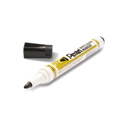 Marker suchościeralny Pentel czarny 1,9mm okrągła końcówka Marker suchościeralny Pentel czarny 1,9mm okrągła końcówka