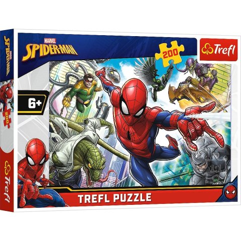 Puzzle Spiderman urodzony bohater 200 200 el. Trefl (13235) Puzzle Spiderman urodzony bohater 200 200 el. Trefl (13235)