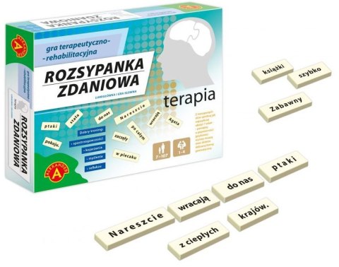 Gra logiczna TERAPIA Rozsypanka zdaniowa Alexander Gra logiczna TERAPIA Rozsypanka zdaniowa Alexander