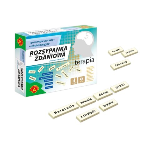 Gra logiczna TERAPIA Rozsypanka zdaniowa Alexander Gra logiczna TERAPIA Rozsypanka zdaniowa Alexander