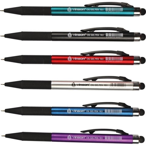 Długopis olejowy SCHOLAR 901 wkład niebieski 0,7mm Vinson