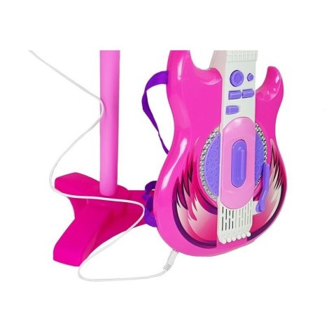 Gitara Lean Z Mikrofonem Gwiazda Rocka Dźwięk (7822) Gitara Lean Z Mikrofonem Gwiazda Rocka Dźwięk (7822)