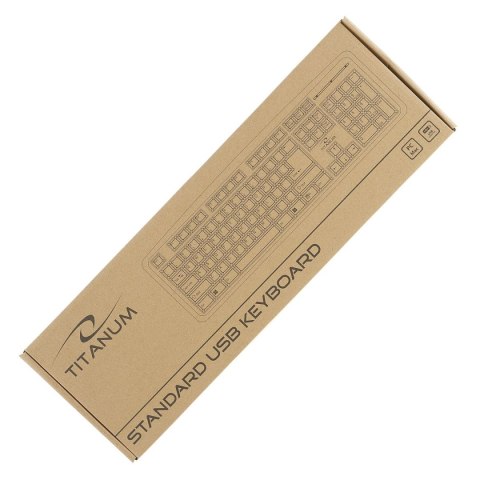 Klawiatura Titanum USB czarny (TK101) Klawiatura Titanum USB czarny (TK101)