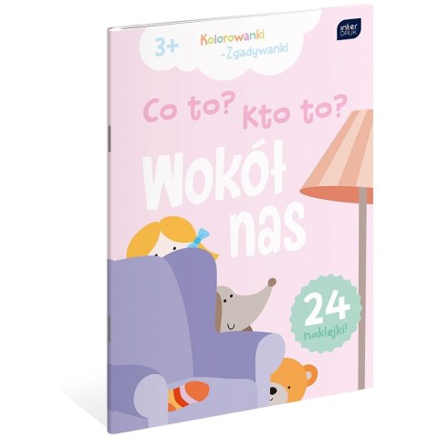 Kolorowanka Interdruk CO TO ? KTO TO? A4 16 z naklejkami (5902277312112) Kolorowanka Interdruk CO TO ? KTO TO? A4 16 z naklejkami (5902277312112)