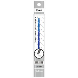 Wkład do długopisu wymazywalny Toma niebieski 0,5mm (TO-681 1 2)