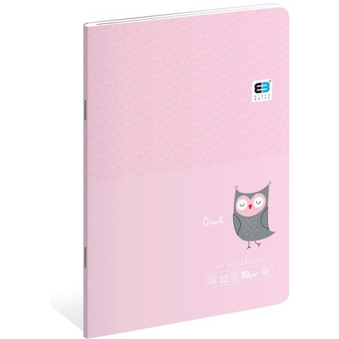 Zeszyt Black & Blue pastel A5 32k. 90g krata Interdruk (ZE32#BBP)