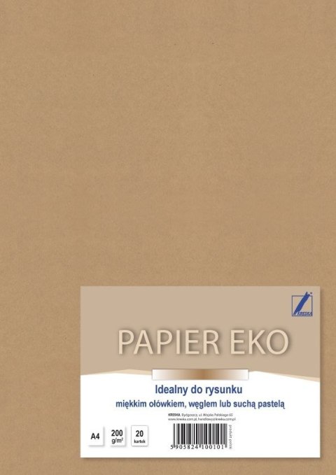 Brystol Kreska A4 brązowy 200g 20k Brystol Kreska A4 brązowy 200g 20k