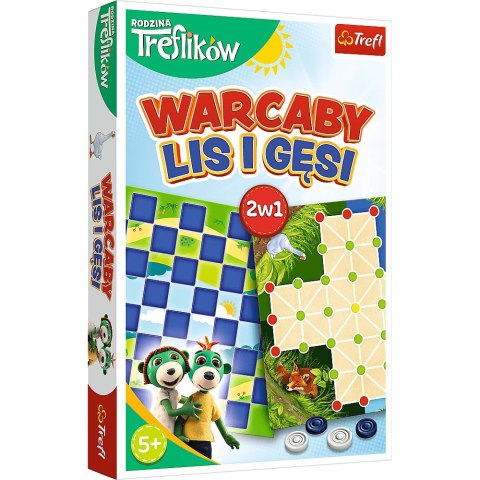 Gra planszowa Rodzina Treflików Rodzina Treflików Warcaby, lis i gęsi Trefl (02301) Gra planszowa Rodzina Treflików Rodzina Treflików Warcaby, lis i gęsi Trefl (02301)
