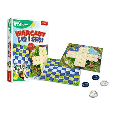 Gra planszowa Rodzina Treflików Rodzina Treflików Warcaby, lis i gęsi Trefl (02301) Gra planszowa Rodzina Treflików Rodzina Treflików Warcaby, lis i gęsi Trefl (02301)